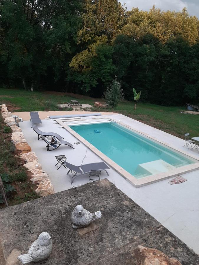 Charmant studio dans maison d'hôte dans un écrin de verdure Saint-Martin-le-Redon Exterior foto